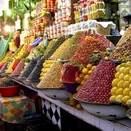 Traditional souk in Agadir's medina